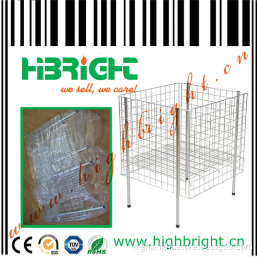 Wire Rectangle Dump Bins (HBE-MC-10)